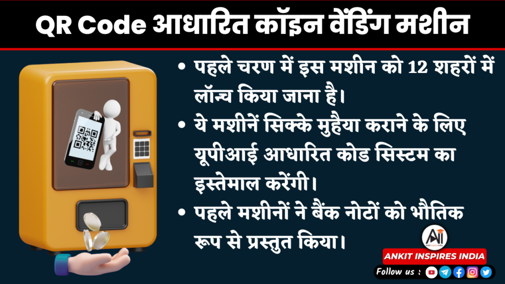 <strong>QR Code आधारित कॉइन वेंडिंग मशीन</strong>