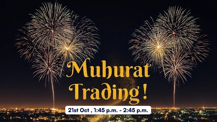 Muhurat trading will take place on October 21st for Diwali