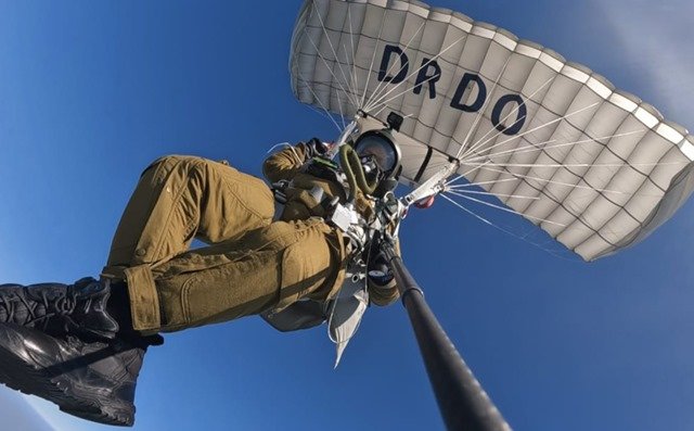 military combat parachute system by DRDO was successfully tested