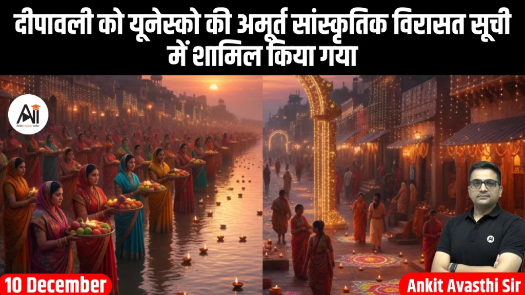 दीपावली को यूनेस्को की अमूर्त सांस्कृतिक विरासत सूची में शामिल किया गया