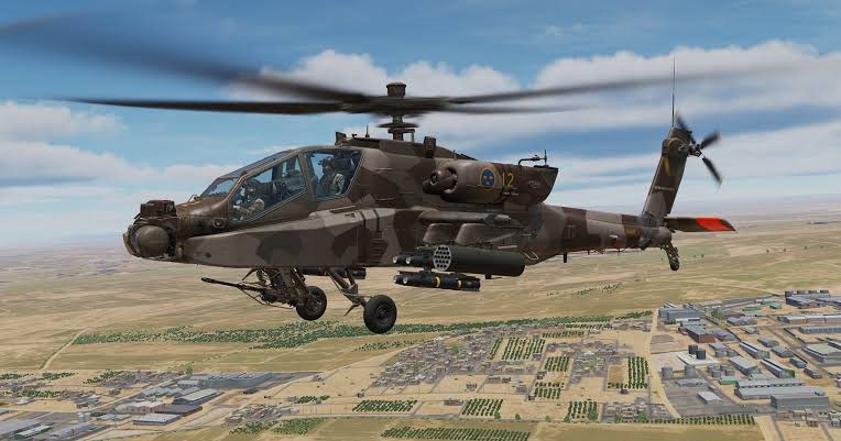 apache ah-64e helicopter
