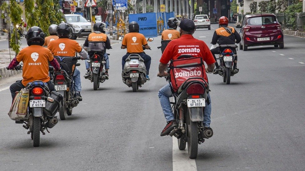 Delivery workers strike