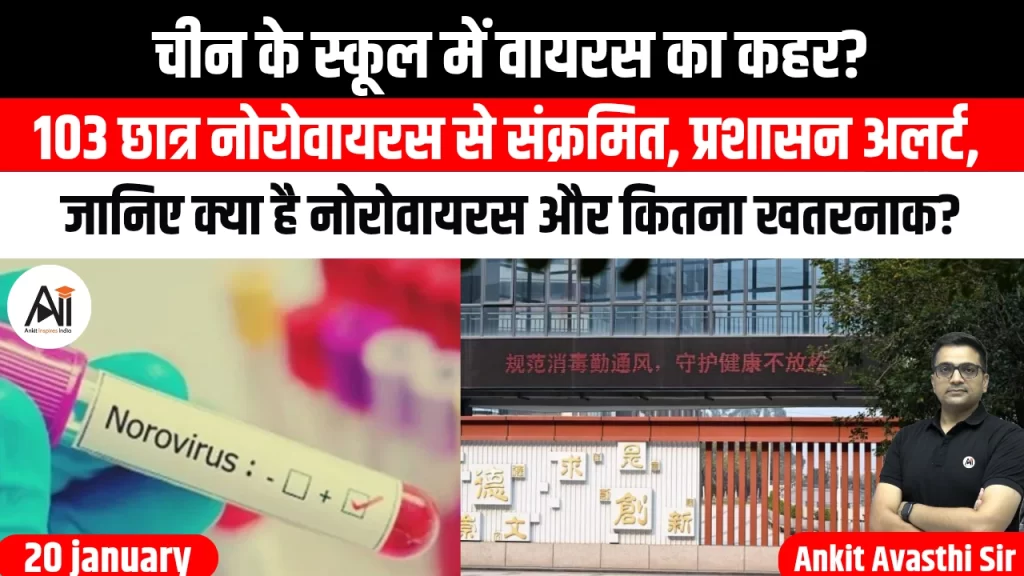 चीन के स्कूल में वायरस का कहर? 103 छात्र नोरोवायरस से संक्रमित, प्रशासन अलर्ट, जानिए क्या है नोरोवायरस और कितना खतरनाक?