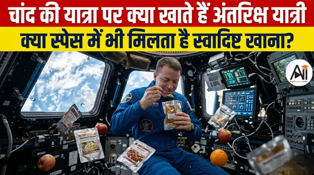 चांद की यात्रा पर क्या खाते हैं अंतरिक्ष यात्री – क्या स्पेस में भी मिलता है स्वादिष्ट खाना?