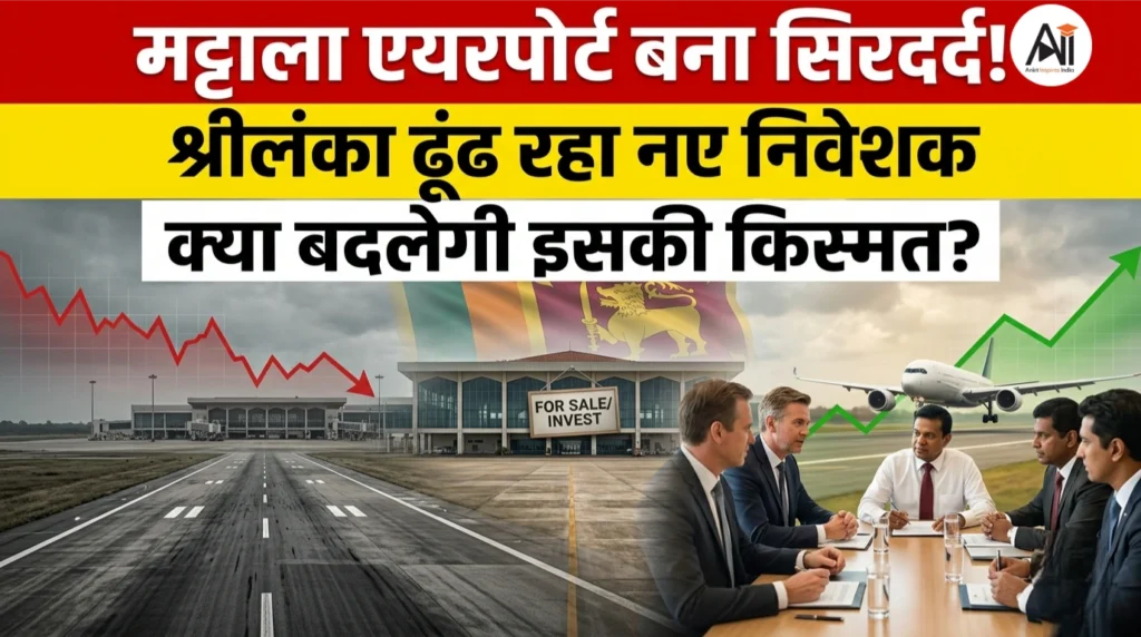 मट्टाला एयरपोर्ट बना सिरदर्द! श्रीलंका ढूंढ रहा नए निवेशक – क्या बदलेगी इसकी किस्मत?