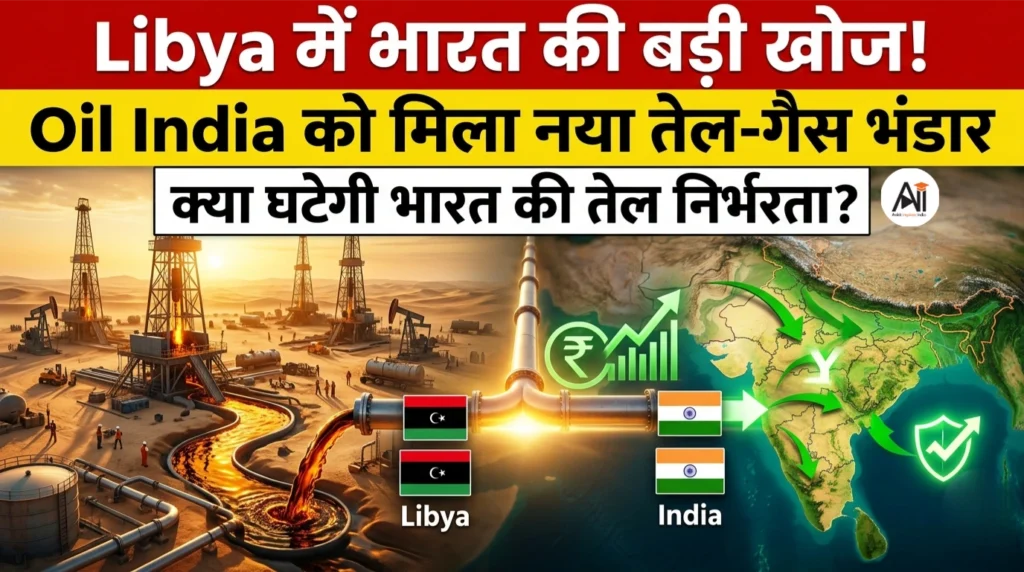 Libya में भारत की बड़ी खोज : Oil India को मिला नया तेल-गैस भंडार – क्या घटेगी भारत की तेल निर्भरता?
