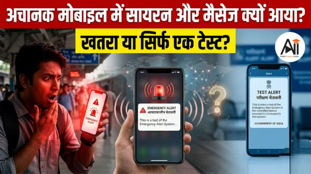 अचानक मोबाइल में सायरन और मैसेज क्यों आया – क्या यह किसी खतरे का संकेत था या सिर्फ एक टेस्ट?