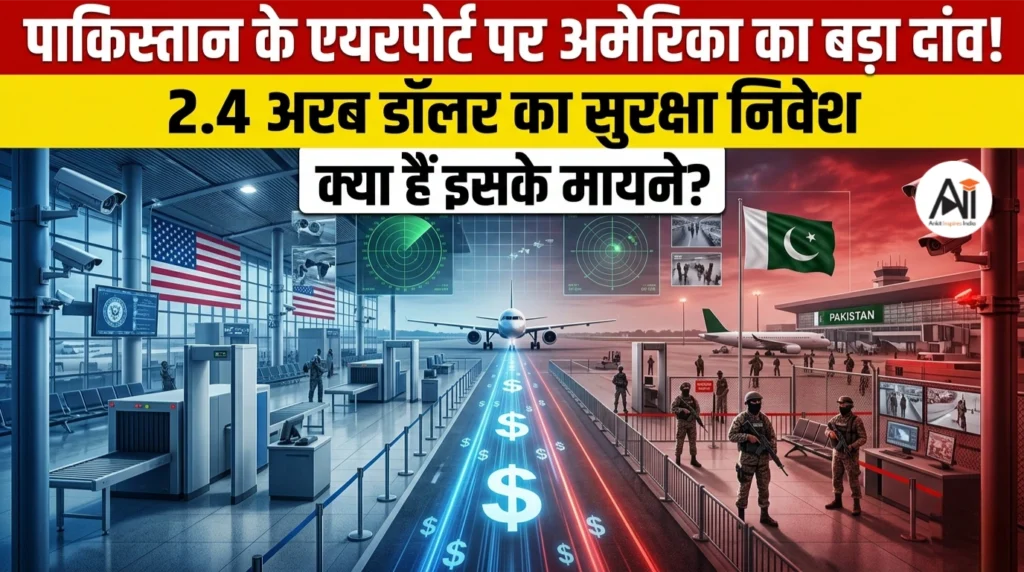 पाकिस्तान के एयरपोर्ट पर अमेरिका का बड़ा दांव! 2.4 अरब डॉलर का सुरक्षा निवेश – जानिए इसके मायने..