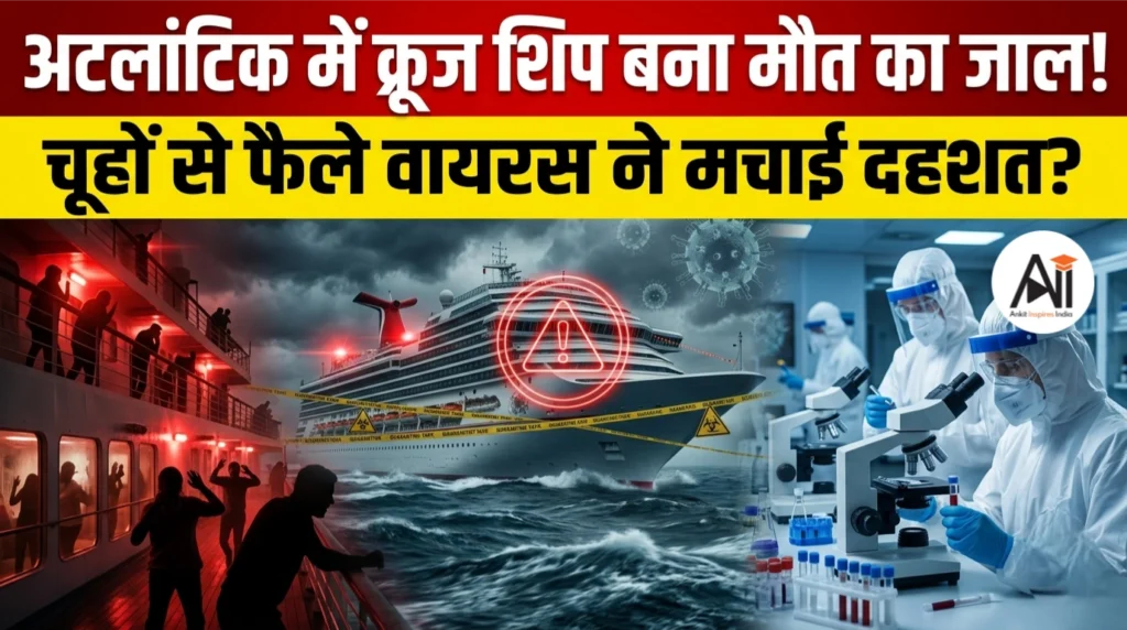 अटलांटिक महासागर में एक क्रूज शिप बना मौत का जाल – चूहों से फैले वायरस ने मचाई दहशत?