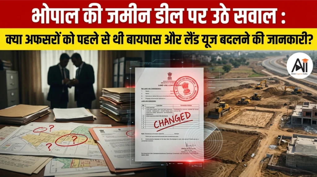 भोपाल की जमीन डील पर उठे सवाल : क्या अफसरों को पहले से थी बायपास और लैंड यूज बदलने की जानकारी?