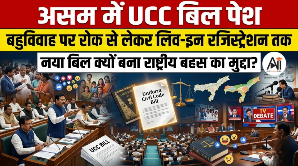 असम में UCC बिल पेश : बहुविवाह पर रोक से लेकर लिव-इन रजिस्ट्रेशन तक, नया बिल क्यों बना राष्ट्रीय बहस का मुद्दा?