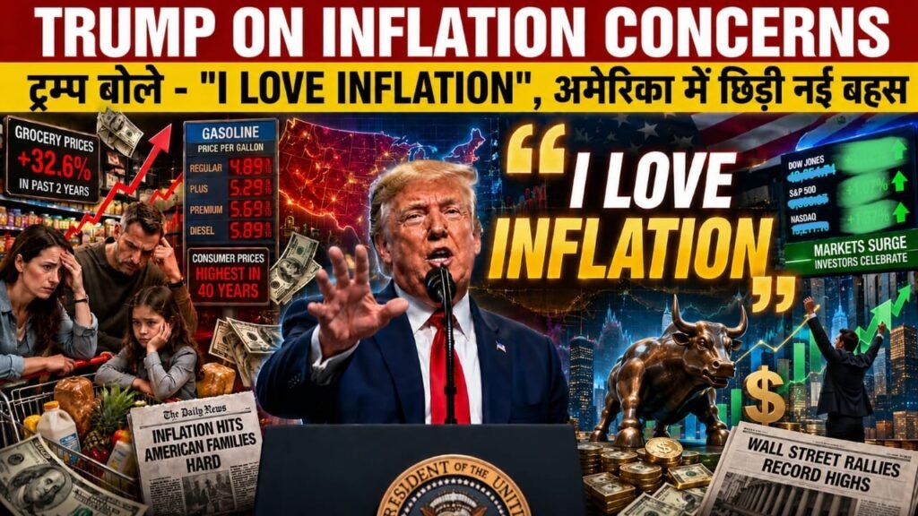 Trump on Inflation Concerns: ट्रम्प बोले- “I love inflation”, अमेरिका में छिड़ी नई बहस