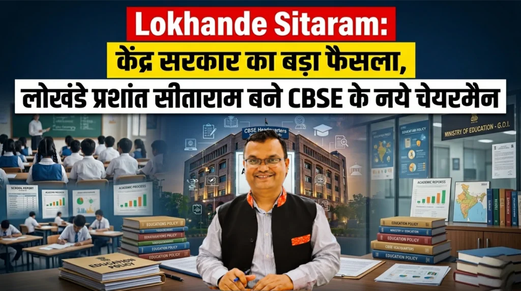 Lokhande Prashant Sitaram: केंद्र सरकार का बड़ा फैसला, CBSE के नए चेयरमैन बने लोखंडे प्रशांत सीताराम
