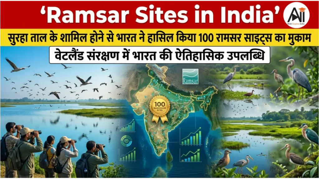 Ramsar Sites in India: बलिया का सुरहा ताल बना भारत का 100वां रामसर स्थल, PM मोदी ने जताई खुशी