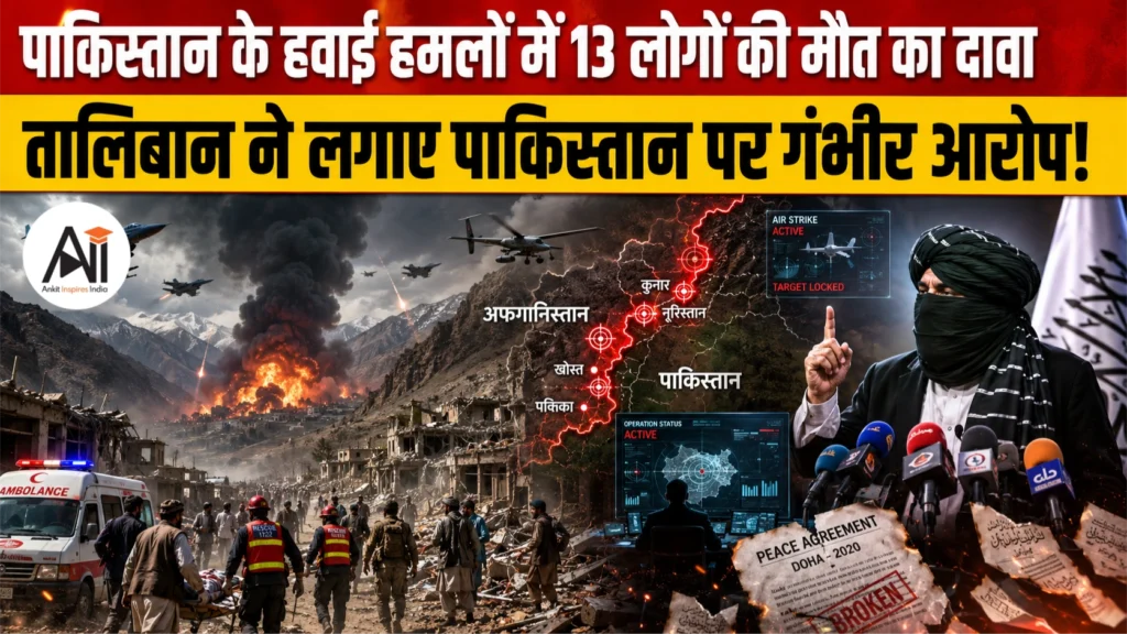 Afghans Killed in Pakistani Strikes: पाकिस्तान के हवाई हमलों में 13 लोगों की मौत का दावा, तालिबान ने लगाए पाकिस्तान पर ये  आरोप?