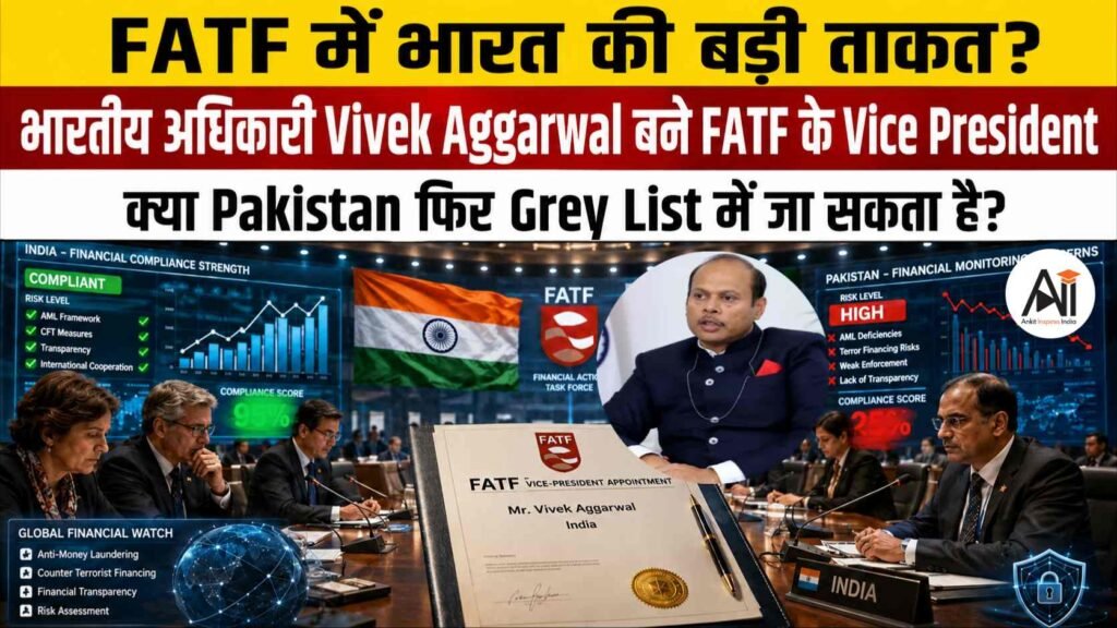 भारतीय अधिकारी Vivek Aggarwal बने FATF के Vice President, क्या Pakistan फिर Grey List में जा सकता है?