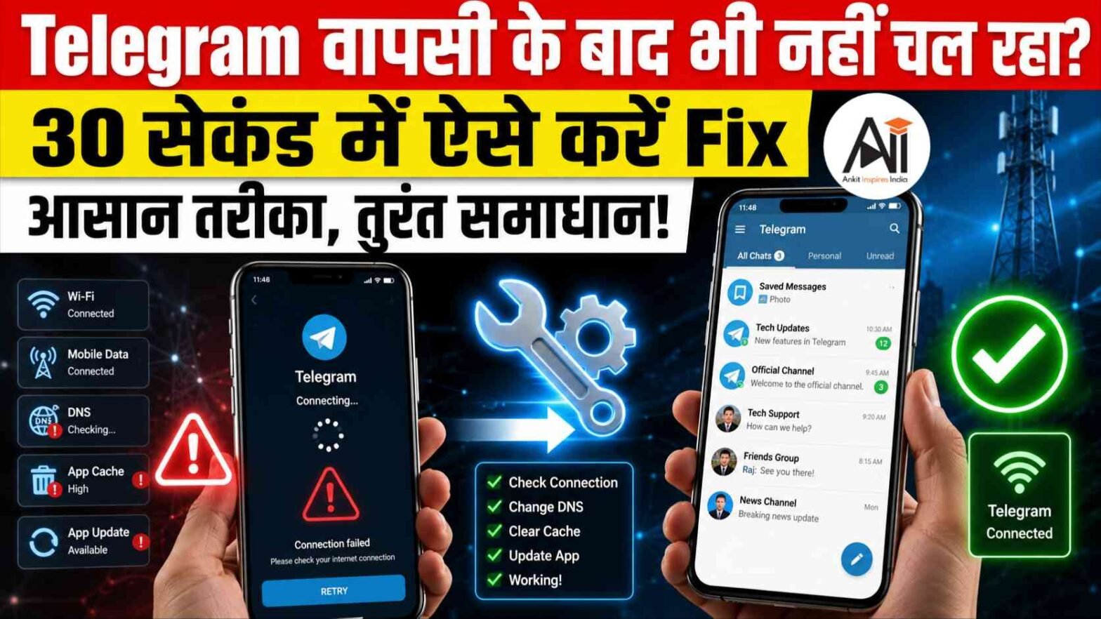Telegram app still not working